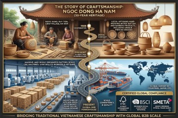The Story of Craftsmanship and Scale: How Ngoc Dong Ha Nam Transformed a 30-Year Heritage into a Global B2B Powerhouse